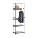 CARLA HOME Freestanding Clothes Rack with Shelves - Grey - 175 cm - Clothing Rack-9