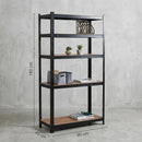 CARLA HOME 5 Tier Steel Shelving Unit - Garage Storage Shelf - Black - Modern-3