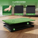 CARLA HOME Dog Grass Pad with Tray - 3-Layer - Outdoor - Puppy Potty Pad Grass-3