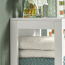 Freestanding Cabinet 2 Drawers Shelf Cupboard-5