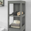 Tall Cabinet Shelf Drawer, Grey-4