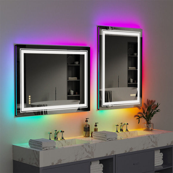 1510x780mm LED Bathroom Mirror Anti-fog Illuminated