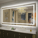 700x900mm LED Bathroom Mirror RGB Anti-Fog Aluminum-1