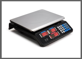 Digital Kitchen Scale 40kg 1g Increment Electronic Black - 0