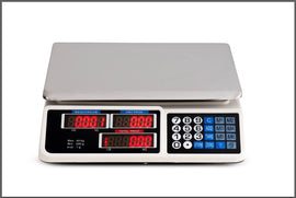 Digital Kitchen Scale Electronic 40KG 1g Increment White - 0