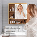 Wall Cabinet Bathroom Mirror Storage Medicine 55.5cm-4