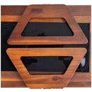 Smart Design Acacia Sofa Armrest Tray-4