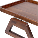 Smart Design Acacia Sofa Armrest Tray-5