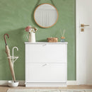 2 Drawer Shoe Cabinet Storage Unit-4