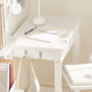 Small White Desk with Drawer Hooks-9
