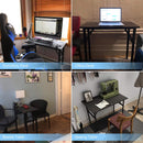 Sturdy and Heavy Duty Foldable Office Computer Desk (Walnut, 80cm)-5