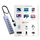 mbeat 7-Port USB Hub with Dual USB-A & USB-C Connector-5