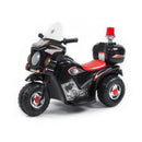 Children's Electric Ride-on Motorcycle (Black) Rechargeable, Up To 1Hr-1