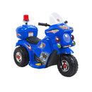 Children's Electric Ride-on Motorcycle (Blue) Rechargeable, Up To 1Hr-2