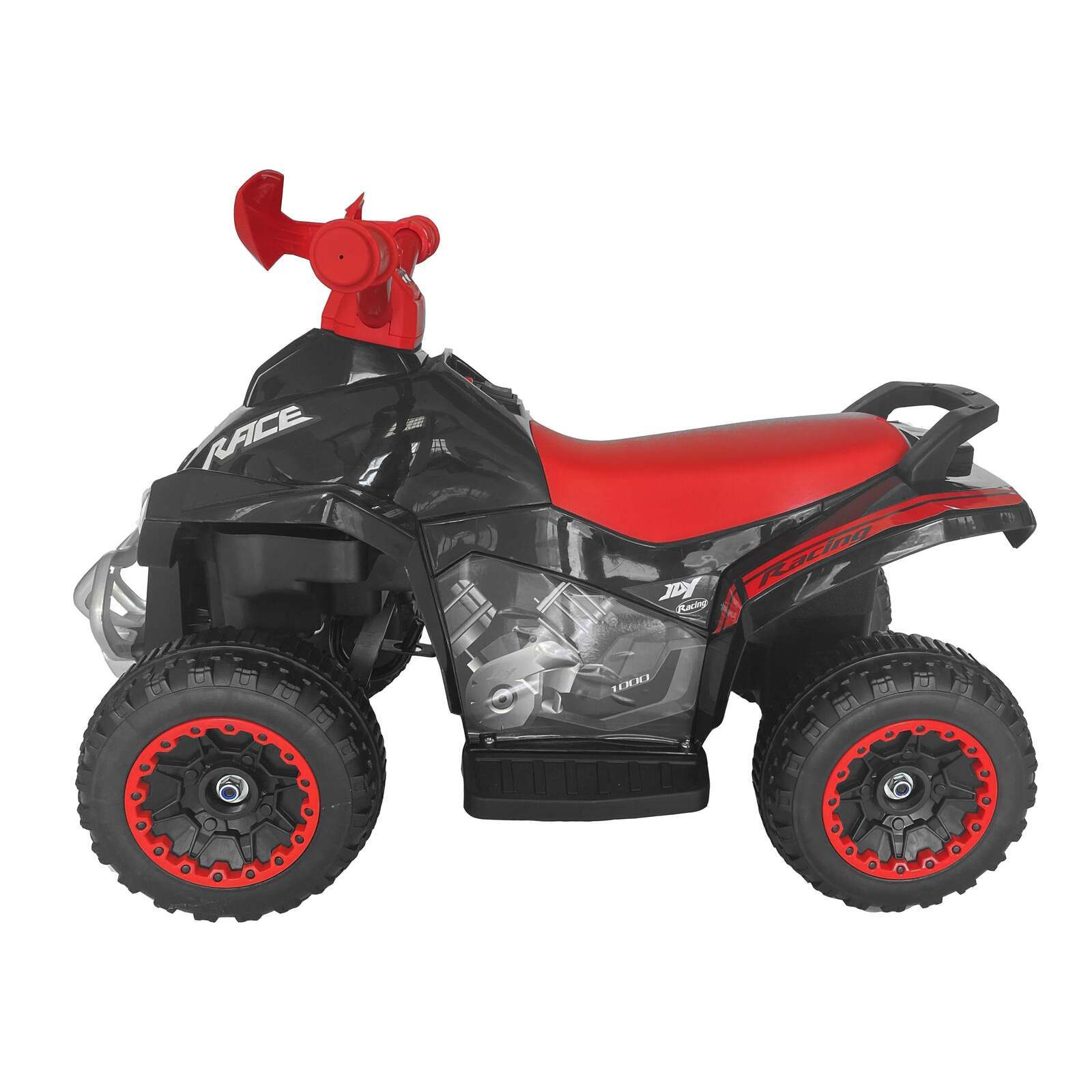 Quad Ride-on Electronic 4 Wheel ATV (Black) for Children - Up To 3km/h - 0