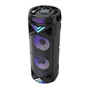 LED Portable Bluetooth Speaker with Multi-Coloured Lights & Remote Control-3