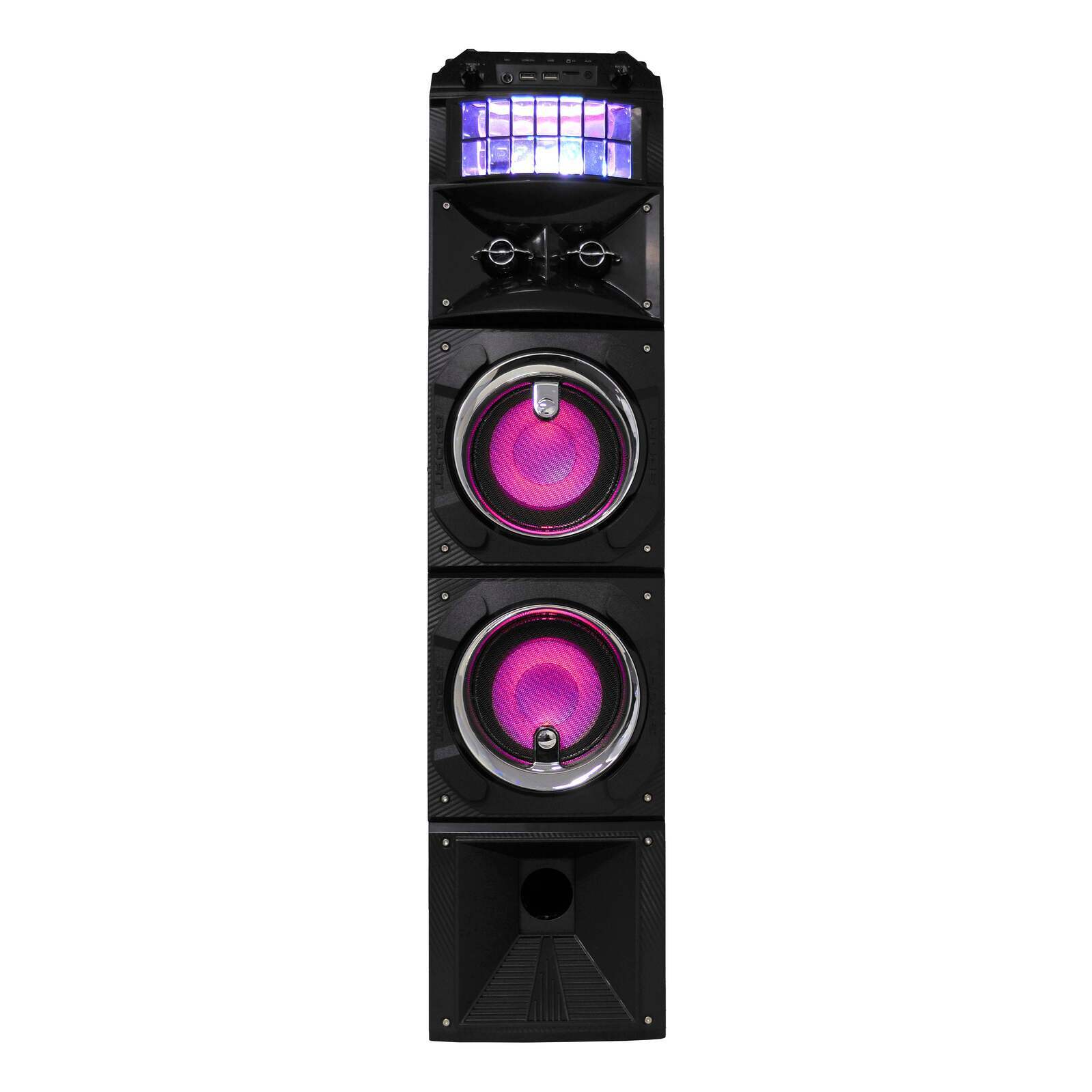 LED Stage Lights Portable Bluetooth Speaker with 80W RMS - 0