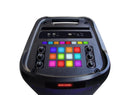 Large Powerful, Portable Party Speaker w/ LED Lights, RMS 120W-4