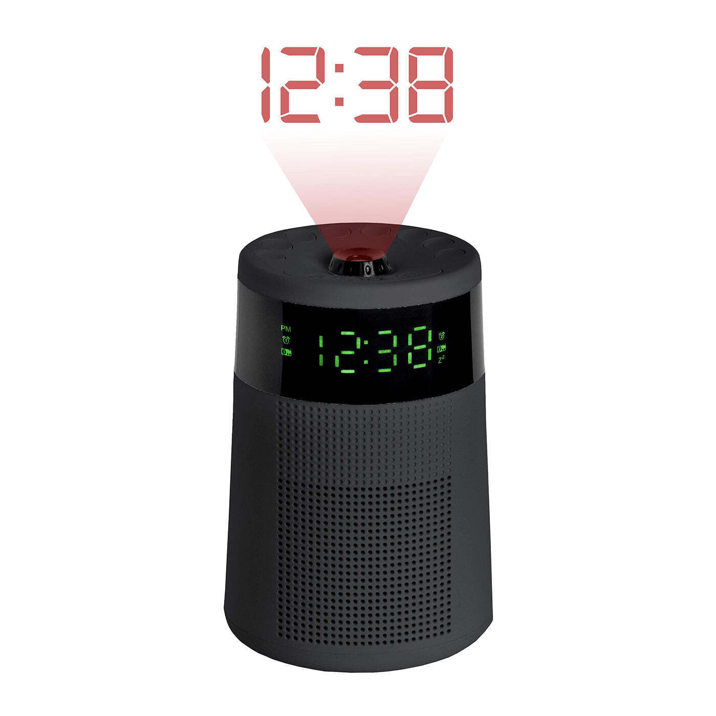 Sleek Projector Alarm Clock & Radio - Projects the Time onto the Ceiling - 0