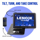 15.4" Swivel Portable DVD Player & Screen, Rechargeable Entertainment-5