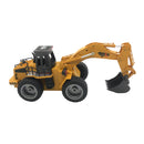 Remote Control Excavator Model Truck (6-Channel) w/ Driving Cab & Bucket-2