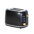 2-Slice Bread Toaster in Black w/ Wood Accents-1