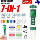 7 In 1 PH Meter TDS/EC/Salt/Temp Water Quality Monitor Tester Pen Pool Aquarium-1