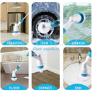 10PCS Rechargeable Spin Scrubber Electric Turbo Scrub Cleaning Brush Cordless Kit-8