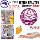 2pcs PURPLE Flying Ball Mini Hand UFO Toys Drone Helicopter Hover Quadcopter Kids Toys Gifts-1