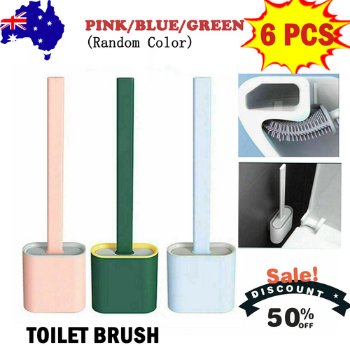 Bathroom Silicone Bristle Toilet Brush Creative Cleaning Flex Revolutionary