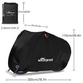 Heavy Duty Waterproof Bicycle Bike Cover Cycle Outdoor UV Protection - 0