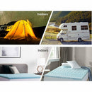 7 Zone Memory Foam Topper Mattress Toppers Cool Gel Pad Mat Medium Firm 8cm Thick 183cm x 203cm-8