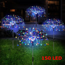 Colourful Fireworks 150 LED Fairy String Lights Starburst Solar Xmas Garden Night Lamp Hot NEW-1