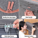 Foldable Storage Box Crushed Steel Frame Clothes Quilt Toys Organizer 24L-5