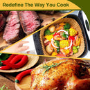 50PCS Round Brown Box Air Fryer Disposable Paper Liner Non-Stick Pan Parchment Baking Paper-3