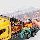 Toddler Toys Truck Carrier & 6 Mini Cars Play Set Transport Car Toy Lorry Kids-8