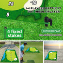 The Indoor Casual Golf Mat Game Set Stick Chipping Cage Games With 16 Grip Balls-3