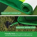 The Indoor Casual Golf Mat Game Set Stick Chipping Cage Games With 16 Grip Balls-5