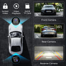 10.26" 4K Dash Cam Car Stereo For Apple Carplay & Android Auto GPS Rear Camera-5