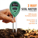 1x Soil PH Tester Water Moisture 3 in 1 Test Meter Kit For Garden Plant Testing-3