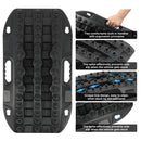 X-BULL Mini Recovery Tracks Traction Boards Sand Mud Snow 4WD 4x4 Vehicle 1 Pair Black-10