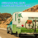 Towing Mirrors Clip on Multi Fit Clamp On Towing Caravan 4X4 Trailer 4WD 5 Pairs-8