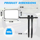 Towing Mirrors Clip on Multi Fit Clamp On Towing Caravan 4X4 Trailer 4WD 50 Pairs-11