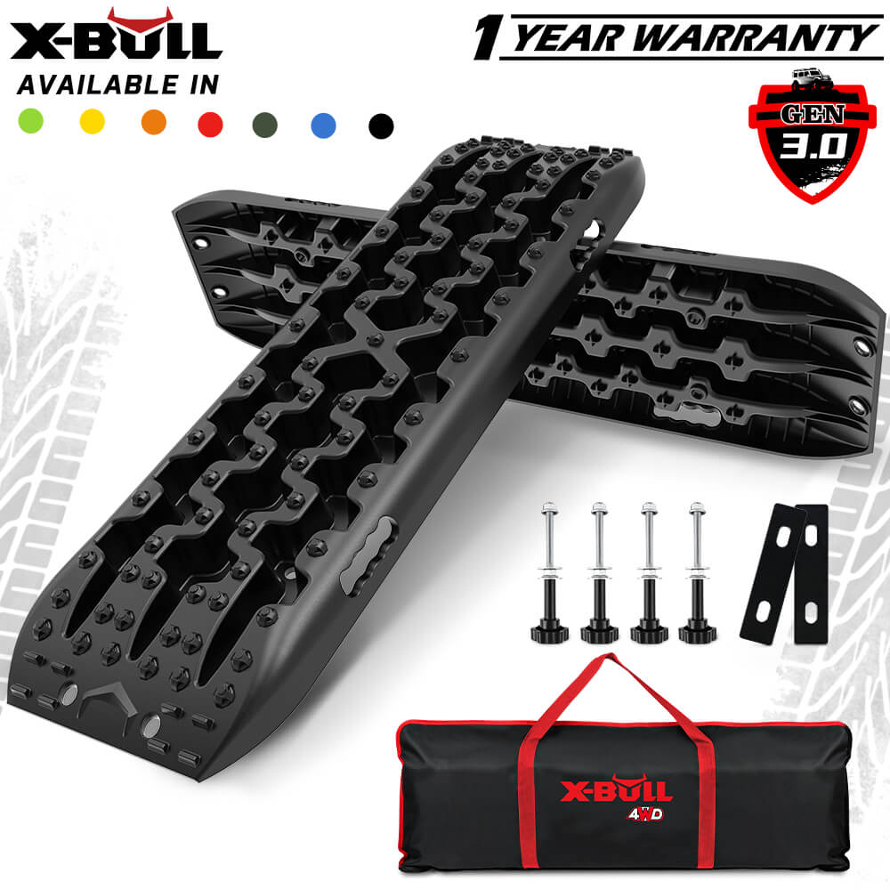 X-BULL Recovery tracks Sand tracks KIT Carry bag mounting pin Sand/Snow/Mud 10T 4WD-black Gen3.0