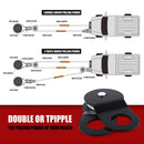 X-BULL Winch Recovery Kit 13PCS Recovery tracks /Snatch Strap Off Road 4X4-3