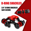 X-BULL Winch Recovery Kit 13PCS Recovery tracks /Snatch Strap Off Road 4X4-7