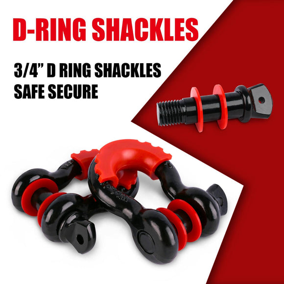 X-BULL Winch Recovery Kit Recovery tracks /Snatch Strap Off Road 4WD