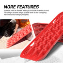 X-BULL Recovery tracks Sand tracks 2pcs 10T Sand / Snow / Mud 4WD Gen 3.0 - Red-3