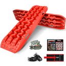 X-BULL Recovery tracks Sand tracks 2pcs 10T Sand / Snow / Mud 4WD Gen 3.0 - Red-1