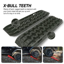X-BULL Recovery tracks / Sand tracks / Mud tracks / Off Road 4WD 4x4 Car 2 Pairs Gen 3.0 - Olive-7